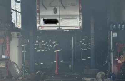 Galați – Incendiu la vulcanizare! 3 victime, arsuri grave, spitalizate