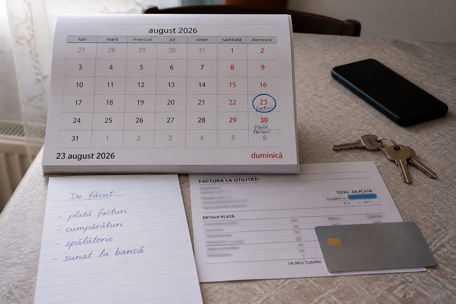 Horoscop duminică, 23 august 2026: Zi potrivită pentru decizii practice despre bani și program