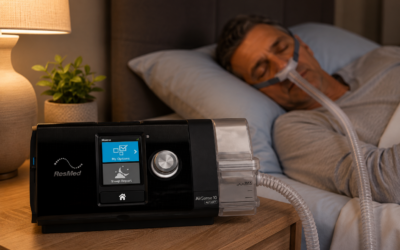 ResMed AirSense 10 cu umidificator: ce înseamnă auto-reglarea presiunii în timpul nopții