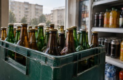 Comercianții de băuturi au o țintă obligatorie de 10% ambalaje reutilizabile din 2030. Ce produse sunt exceptate